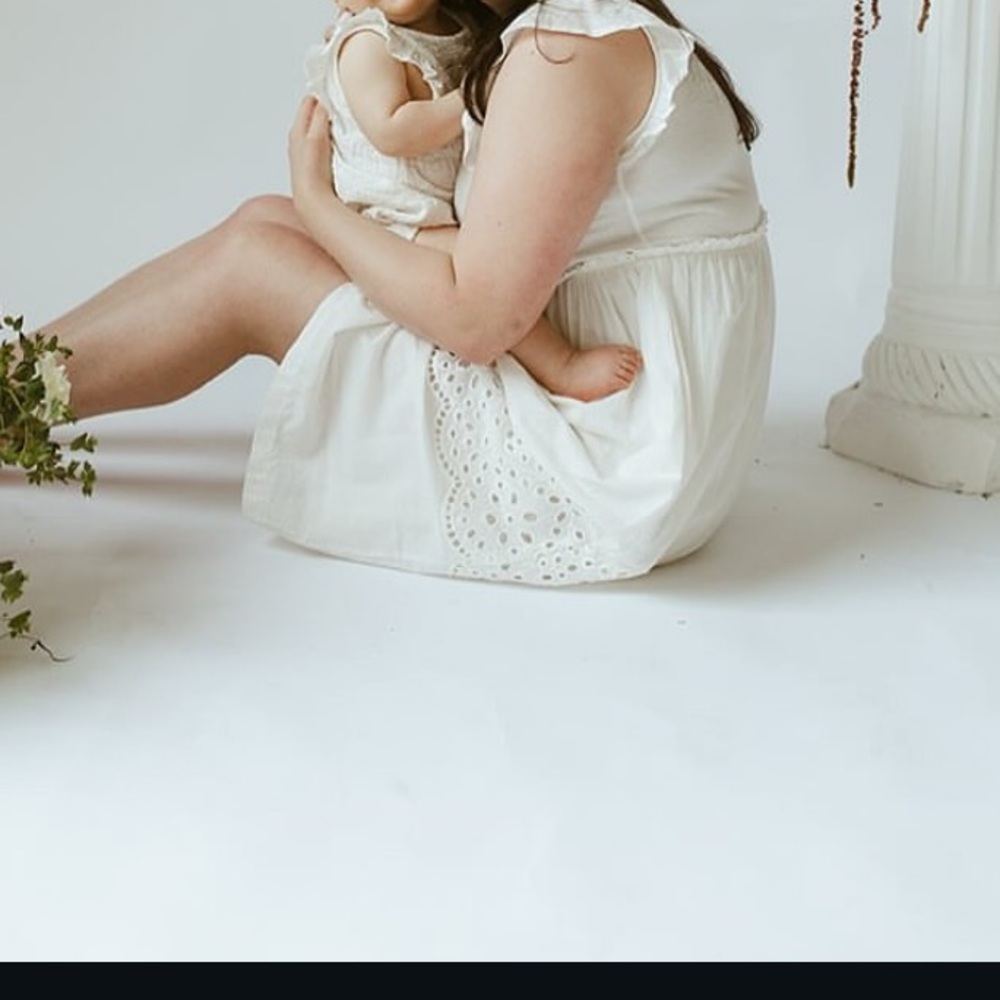 White Eyelet Dress